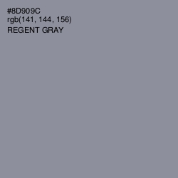 #8D909C - Regent Gray Color Image